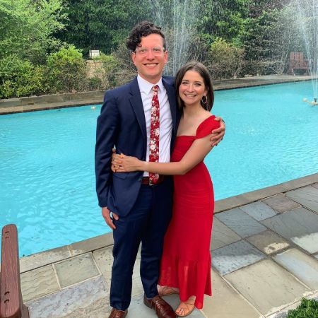 Danielle was posing with her alleged boyfriend, John